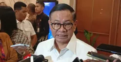 Gubernur Jakarta Pramono Anung enggan menanggapi usulan DPRD terkait usulan penerbitan Kartu Janda Jakarta (KJJ). (Sumber: Poskota/M. Tegar Jihad)