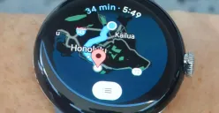 Ilustrasi smartwatch dengan fitur Google Maps. (Sumber: Android Authorithy)