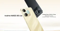 Realme Narzo 80 Lite 4G hadir dengan RAM 4GB dan 6GB, storage 128GB, serta sertifikasi ketahanan militer (Sumber: realme.com)
