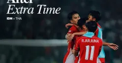 Timnas Indonesia menang adu penalti lawan Thailand di semifinal Piala AFF U23 2025. (Sumber: Instagram)