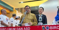 Gubernur Jakarta, Pramono Anung. (Sumber: POSKOTA | Foto: M Tegar Jihad)