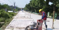 Proses perbaikan jalan nasional Simpang Malingping - Bayah, Kabupaten Lebak. (Sumber: Dok. Istimewa)