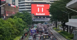 Hindari 31 ruas jalan di Jakarta ini yang akan ditutup pada saat malan puncak HUT RI ke-80. (Sumber: Poskota/Bilal Nugraha Ginanjar)