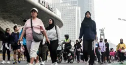Suasana CFD Sudirman Jakarta. (Sumber: Poskota/Bilal Nugraha Ginanjar)