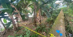 Tempat penemuan mayat perempuan di Sungai Cisadane, tepatnya di wilayah Kp. Babakan RT 07/03, Kelurahan Babakan, Kecamatan Tangerang, Kota Tangerang, Senin, 28 Juli 2025. (Sumber: Poskota/Primayanti Juli Kumala Manalu)