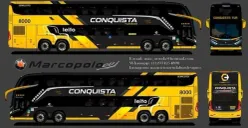 Livery Yudistira HD Maleo Trans 2025: Sentuhan Elegan dan Agresif di Dunia BUSSID (Sumber: Pinterest)