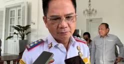 Kepala Dinas Perhubungan Jakarta, Syafrin Liputo, memaparkan sistem digitalisasi parkir lewat aplikasi JakParkir. (Sumber: POSKOTA | Foto: Pandi Ramedhan)
