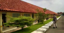 Gedung di Kecamatan Rangkasbitung, Kabupaten Lebak, direncanakan akan dipakai siswa Sekolah Rakyat. (Sumber: Dok. Warga)