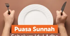 Ilustrasi puasa sunnah sebelum Hari Raya Iduladha. (Sumber: Rumah Zakat)