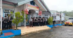 Suasana di sekitar Lapas Nabire setelah 19 narapidana melarikan diri, Senin, 2 Juni 2025. (Sumber: Dok. Satgas Ops Damai Cartenz)