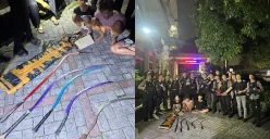 Tim Patroli Perintis Presisi Sat Samapta Polres Metro Jakarta Pusat kembali menggagalkan aksi tawuran dan menangkap tiga remaja bersenjata tajam di wilayah, Senin 2 Juni 2025 dini hari. (Sumber: Polres Metro Jakarta Pusat)