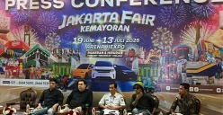 Konferensi pers gelaran Jakarta Fair (Jakfair) di Kemayoran, Jakarta Pusat, Rabu, 4 Juni 2025. (Sumber: Poskota/Pandi Ramedhan)