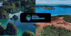 Kondisi miris Raja Ampat yang beralih jadi tambang nikel viral di media sosial, aktivis dan netizen menuntut pembatalan proyek (Sumber: Instagram/@greenpeaceid)