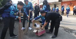 Sejumlah warga mengikuti aksi bersih-bersih di beberapa titik di Kota Tangerang, Kamis, 5 Juni 2025. (Sumber: Dok. Humas Pemkot Tangerang)