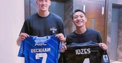 Potret Jay Idzes (kiri) dan Beckham Putra (kanan) yang viral jadi perbincangan publik di internet. (Sumber: X/@FaktaSepakbola)