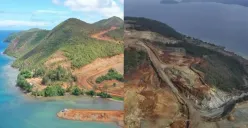 Pemerintah hentikan sementara operasi tambang nikel di Raja Ampat usai temuan kerusakan sekitar 500 hektar hutan. (Sumber: X/@LexWu_13)