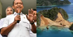 Potret Menteri ESDM, Bahlil Lahadalia dan operasi tambang nikel di Raja Ampat. (Sumber: Poskota/Dzikri)