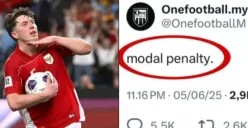 Akun media Malaysia diduga sindir Timnas Indonesia. (Sumber: Kolase/Dok.Timnas Indonesia/ X: @OnefootballM)