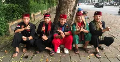 Para jawara dari berbagai perguruan silat Betawi. (Sumber: Poskota/M. Tegar Jihad)
