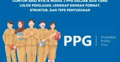 Begini Contoh Aksi Nyata Modul 1 PPG Daljab 2025 yang Lolos Penilaian (Sumber: Poskota/Yusuf Sidiq)