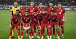 Skuad Timnas Indonesia saat melawan China pada pertandingan Kualifikasi Piala Dunia 2026 putaran ketiga Grup C di Stadion Utama Gelora Bung Karno, Jakarta, Kamis (5/6/2025). (Sumber: Poskota/Bilal Nugraha Ginanjar)
