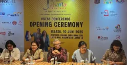 APPBI DPD Jakarta memberikan keterangan soal kegiatan FJGS 2025, Selasa, 10 Juni 2025. (Sumber: Poskota/Pandi Ramedhan)