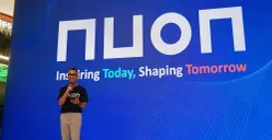 CEO Nuon Aris Sudewo saat acara koordinasi inisiasi strategi dan rencana bisnis tahun 2025 “Reshaping Indonesia's Play”. (Sumber: PT Telkom Indonesia (Persero) Tbk)