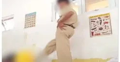 Viral detik-detik guru di Kabupaten Demak, Jawa Tengah melakukan kekerasan terhadap murid. (Sumber: Instagram/@tkpdemak.id)