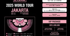 Panduan lengkap beli tiket BLACKPINK World Tour 2025 di Jakarta, jadwal konser 1-2 November, harga semua kategori. (Sumber: Instagram/@ime_indonesia)