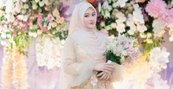 Khansa Mariska resmi menikah dengan Muhammad Ulul Azmi Askandar atau yang akrab disapa Gus Azmi. (Sumber: Instagram/@khansa_mariska)