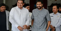 Potret Gubernur Aceh, Muzakir Manaf (kanan) yang menolak duduk bersama dengan Gubernur Sumut, Bobby Nasution (kiri) dalam pembahasan sengketa empat pulau. (Sumber: X/Bobby Nasution)