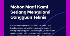 Aplikasi Axisnet tidak bisa dibuka hari ini karena mengalami gangguan. (Sumber: Instagram/@xlsmart)