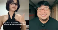 Setelah resmi bercerai pada Februari 2025, komika Heri Horeh dan Riyuka Bunga terlibat dalam kisruh harta gono gini. (Sumber: TikTok)