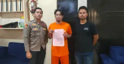 Pria inisial DF, ditangkap polisi karena bertindak seperti koboi jalanan dengan menodongkan airsoft gun di Jalan Raya Soleh Iskandar, Kota Bogor. (Sumber: Dok Polresta Bogor Kota)