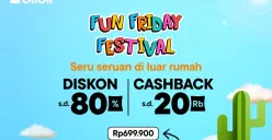 Blibli Fun Friday Festival. (Sumber: X/@bliblidotcom)