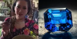 Blue Sapphire Maia Estianty Mirip punya Lady Diana (Sumber: Canva Edit)
