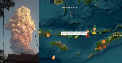 Erupsi dahsyat Gunung Lewotobi Laki-laki sebabkan hujan kerikil. Bagaimana kondisi terkini Simak laporan langsung dari lokasi dan imbauan resmi PVMBG. (Sumber: magma.vsi.esdm.go.id)