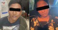 Tampang dua sejoli yang melakukan aksi penjambretan handphone milik anggota Polwan di Bendungan Hilir, Tanah Abang, Jumat, 9 Mei 2025, lalu. (Sumber: Polres Jakarta Pusat)