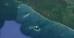 Setelah puluhan tahun bersengketa, 4 pulau akhirnya dikembalikan ke Aceh. Ini alasan Prabowo ambil keputusan berdasarkan novum Kemendagri. (Sumber: Google Maps 2025)