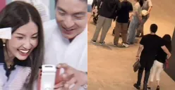 Sarwendah dan Giorgio Antonio keciduk netizen sedang jalan berdua, ini salah satu potret kemesraan keduanya. (Sumber: TikTok)
