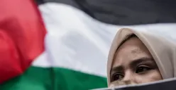 Ilustrasi bendera Palestina. (Sumber: Poskota/Bilal Nugraha Ginanjar)
