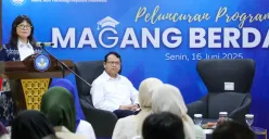 Potret Wamendiktisaintek, Stella Christie saat dalam peluncuran program Magang Berdampak 2025. Program yang ditujukan bagi mahasiswa. (Sumber: Kemendiktisaintek)