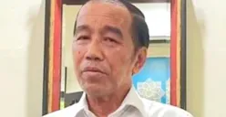 Potret Joko Widodo (Jokowi) yang jadi sorotan publik serta diduga mengidap Sindrom Stevens Johnson. (Sumber: X/@yusuf_dumdum)