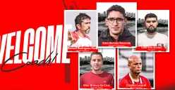 Potret staf kepelatihan baru Persija Jakarta. Staf kepelatihan rasa negeri Samba. (Sumber: Persija)
