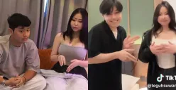 Ello MG dan Teguh Suwandi viral usai kolaborasi bersama Msbreewc alias Bree Wales Covington. (Sumber: TikTok/@ellomg, @teguhsuwandi19)