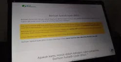 Panduan cek status penerimaan BSU 2025 BPJS Ketenagakerjaan. (Sumber: Poskota/Faiz)