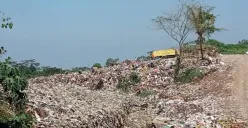 Tumpukan sampah di TPA Bangkonol, Pandeglang. (Sumber: Istimewa)