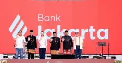 Gubernur Jakarta Pramono Anung mengganti nama Bank DKI menjadi Bank Jakarta di Taman Literasi, Blok M, Jakarta Selatan. (Sumber: Dok. Bank Jakarta)