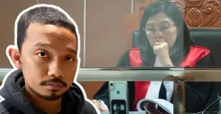 Sidang kasus dugaan penipuan konser musik terdakwa YouTuber dengan agenda pemeriksaan saksi di PN Jakarta Barat, Senin, 23 Juni 2025. (Sumber: POSKOTA | Foto: Pandi Ramedhan)