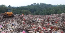 Tumpukan sampah di TPA Bangkonol, Kabupaten Pandeglang. (Sumber: Dok Warga)